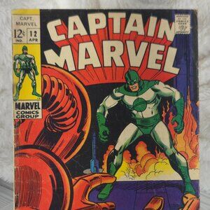 Captain Marvel #12 (1969) Marvel Comics, John Romita Sr.